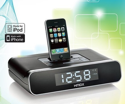 HDMX-145 Radiowecker mit iPod/iPhone Docking Station für nur 60 EUR