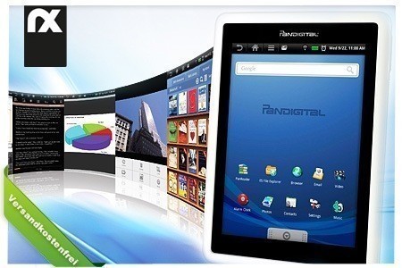 Pandigital Novel Multimedia eBook Reader für 124 EUR bei Groupon