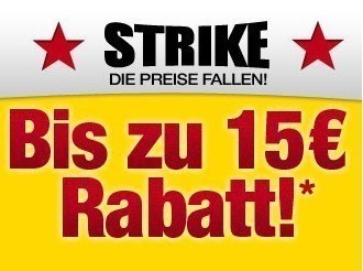 STRIKE - die Preise fallen - bis zu 15 EUR Rabatt bei Pixmania