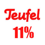 Nur heute: 11% Rabatt auf alle Teufel-Systeme