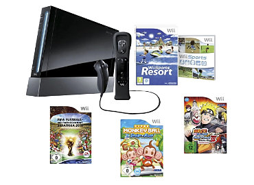 Nintendo Wii inkl. 5 Spiele für 207 EUR bei MEDION